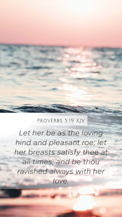 Proverbs 5:19 KJV Bible Verse Image