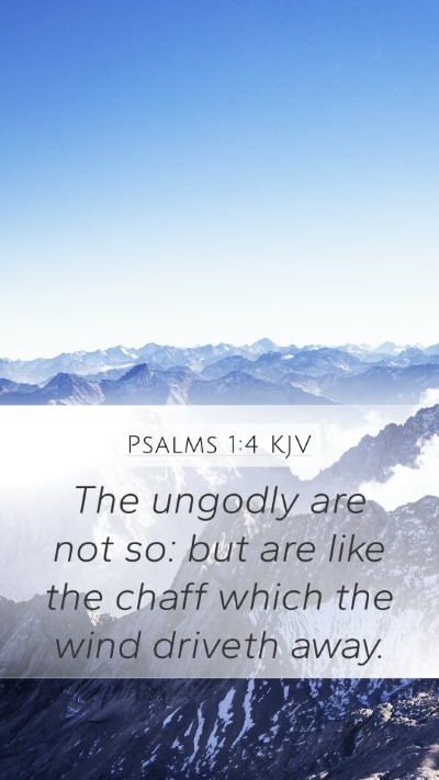 Psalms 1:4 KJV Bible Verse Image