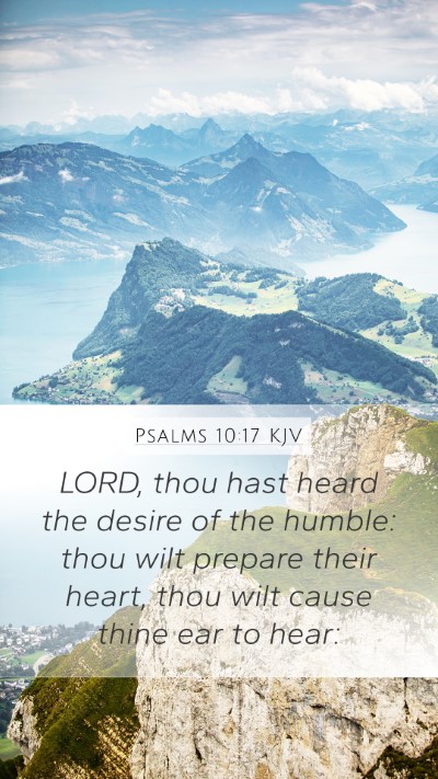 Psalms 10:17 KJV Bible Verse Image