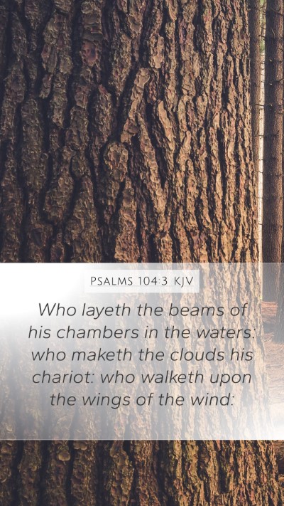 Psalms 104:3 KJV Bible Verse Image