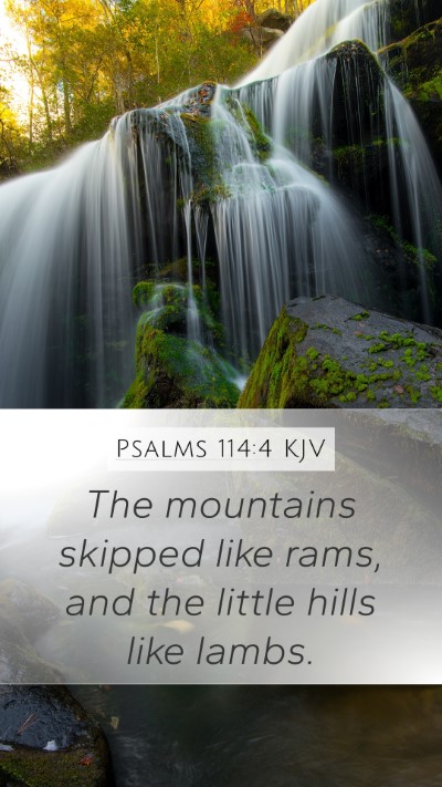 Psalms 114:4 KJV Bible Verse Image