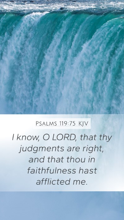Psalms 119:75 KJV Bible Verse Image