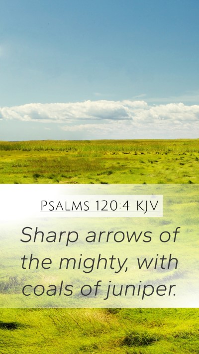 Psalms 120:4 KJV Bible Verse Image
