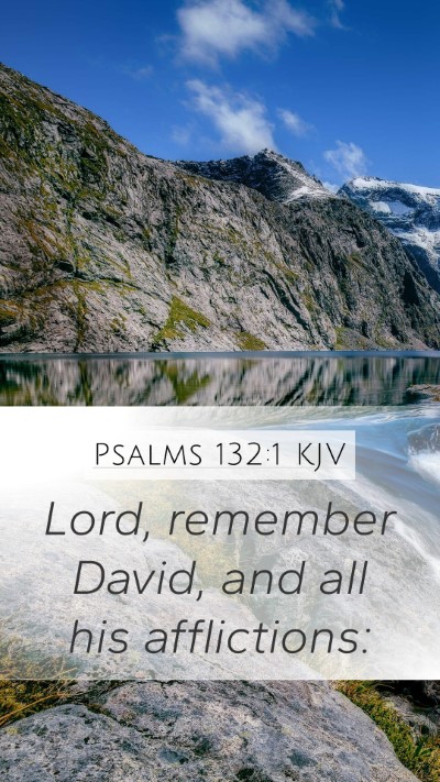 Psalms 132:1 KJV Bible Verse Image