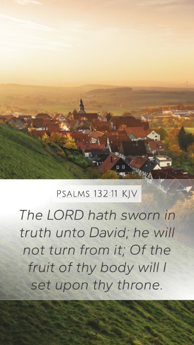 Psalms 132:11 KJV Bible Verse Image