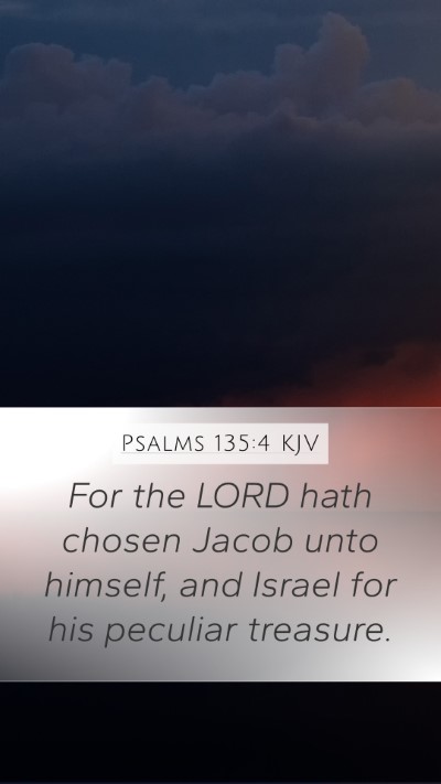 Psalms 135:4 KJV Bible Verse Image