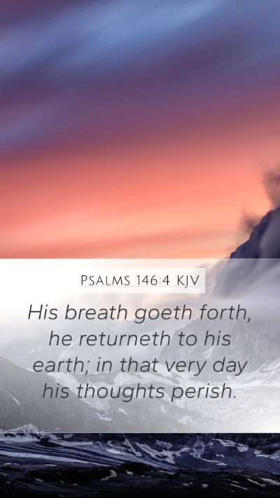 Psalms 146:4 KJV Bible Verse Image
