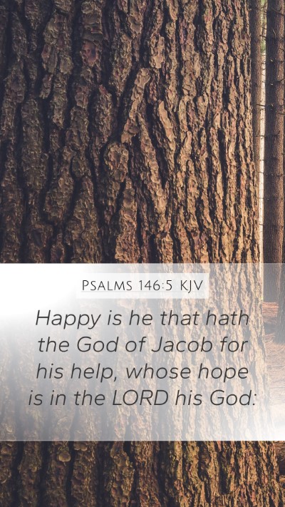 Psalms 146:5 KJV Bible Verse Image