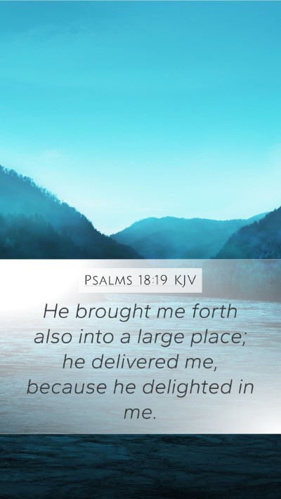 Psalms 18:19 KJV Bible Verse Image