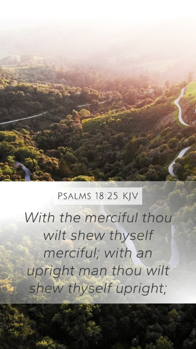 Psalms 18:25 KJV Bible Verse Image
