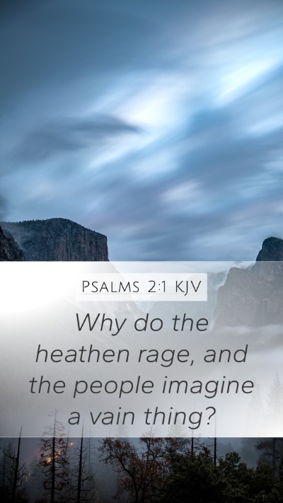 Psalms 2:1 KJV Bible Verse Image