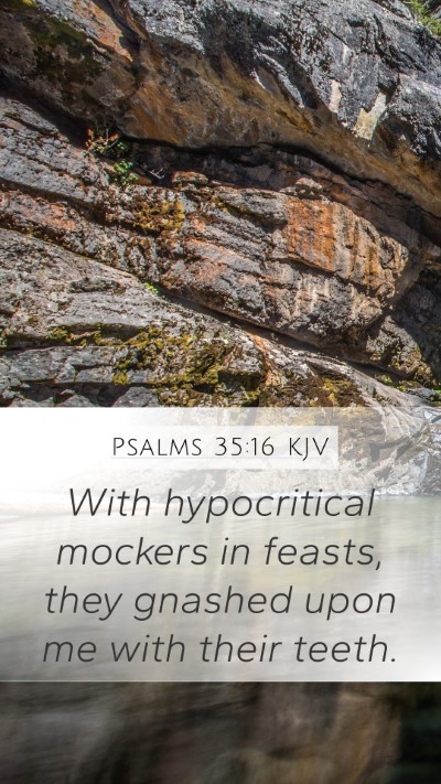 Psalms 35:16 KJV Bible Verse Image