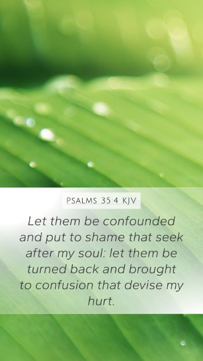 Psalms 35:4 KJV Bible Verse Image