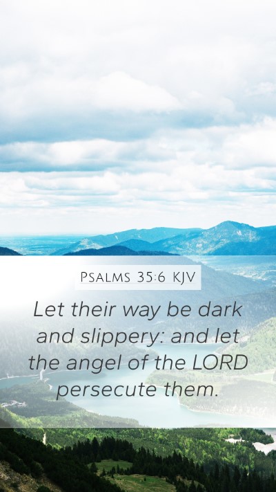 Psalms 35:6 KJV Bible Verse Image