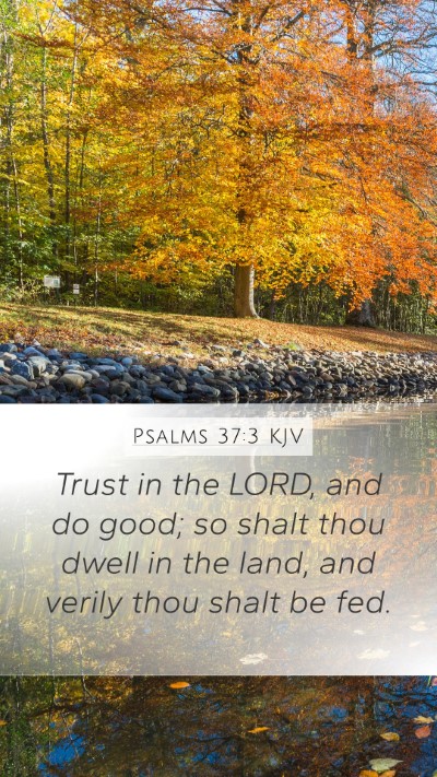 Psalms 37:3 KJV Bible Verse Image