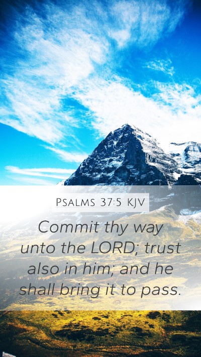 Psalms 37:5 KJV Bible Verse Image