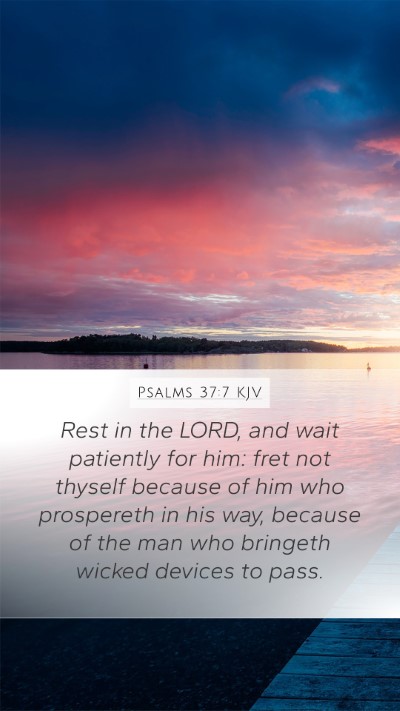 Psalms 37:7 KJV Bible Verse Image