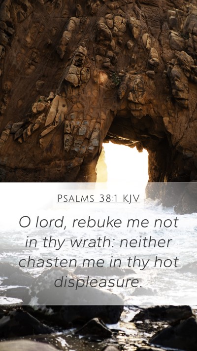 Psalms 38:1 KJV Bible Verse Image