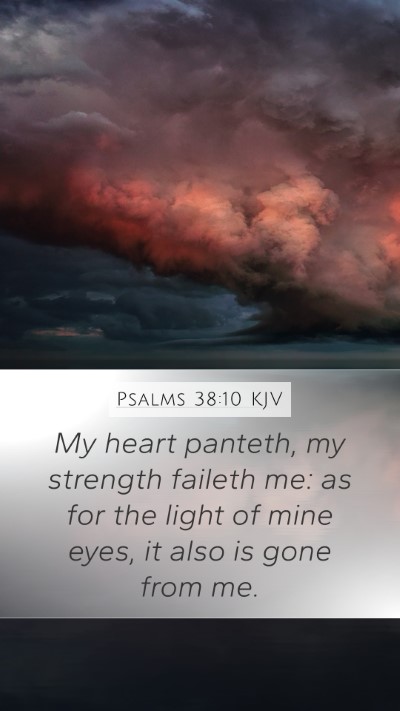 Psalms 38:10 KJV Bible Verse Image