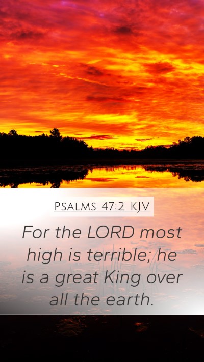 Psalms 47:2 KJV Bible Verse Image