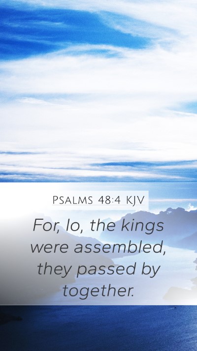 Psalms 48:4 KJV Bible Verse Image