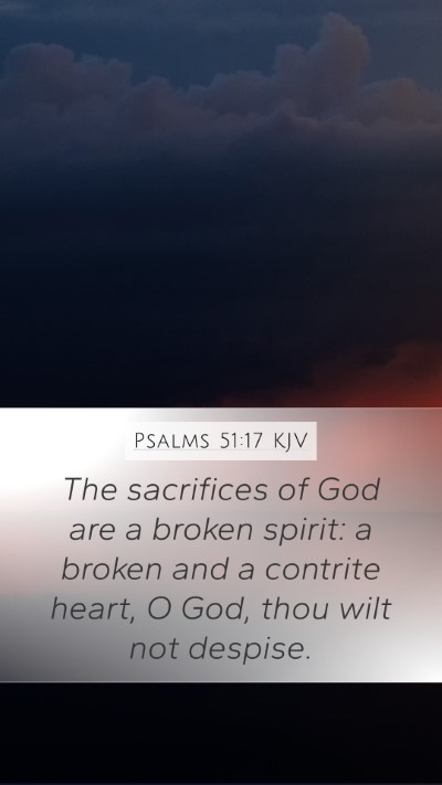 Psalms 51:17 KJV Bible Verse Image