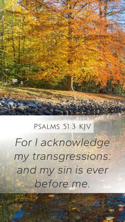 Psalms 51:3 KJV Bible Verse Image