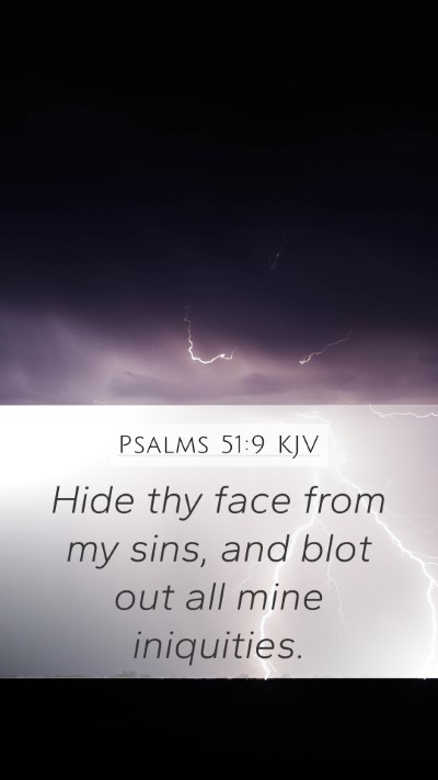 Psalms 51:9 KJV Bible Verse Image