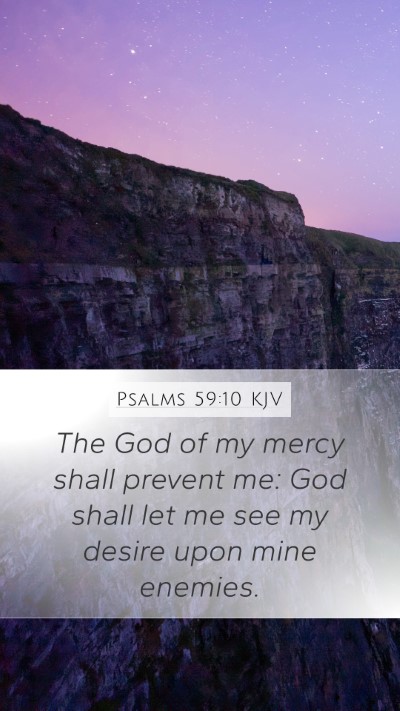 Psalms 59:10 KJV Bible Verse Image