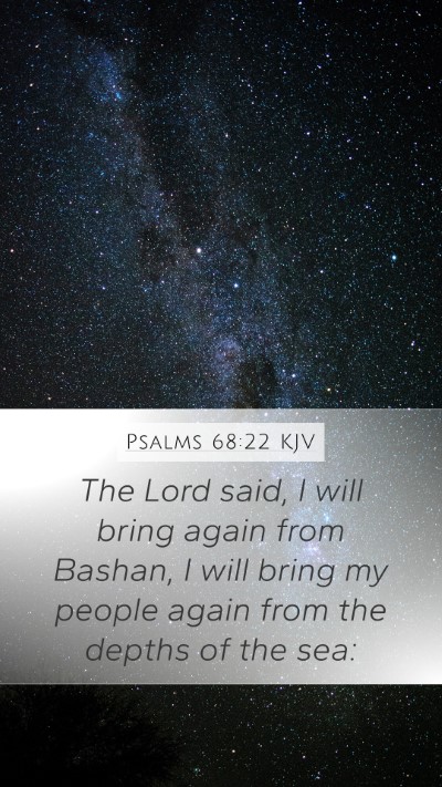 Psalms 68:22 KJV Bible Verse Image