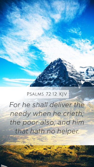 Psalms 72:12 KJV Bible Verse Image