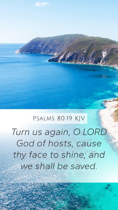 Psalms 80:19 KJV Bible Verse Image