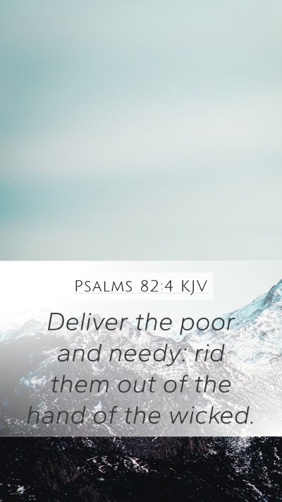 Psalms 82:4 KJV Bible Verse Image