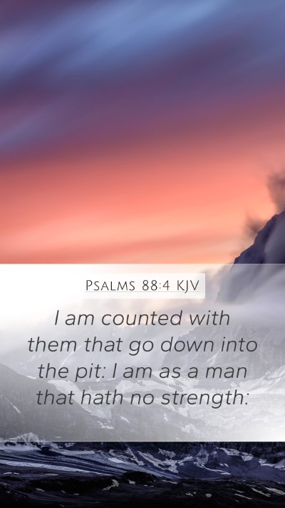 Psalms 88:4 KJV Bible Verse Image