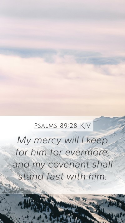 Psalms 89:28 KJV Bible Verse Image