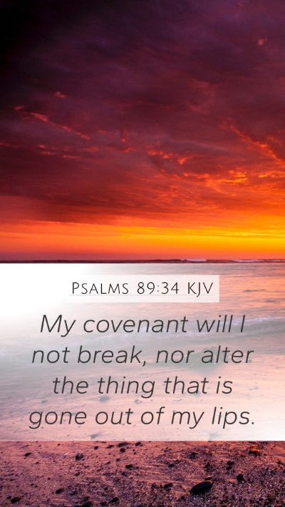 Psalms 89:34 KJV Bible Verse Image