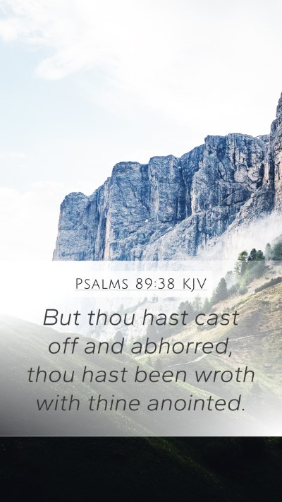 Psalms 89:38 KJV Bible Verse Image