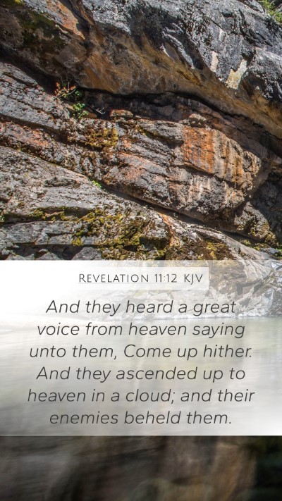 Revelation 11:12 KJV Bible Verse Image