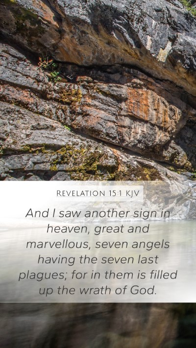 Revelation 15:1 KJV Bible Verse Image