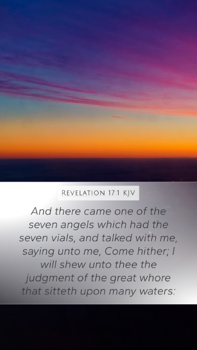 Revelation 17:1 KJV Bible Verse Image