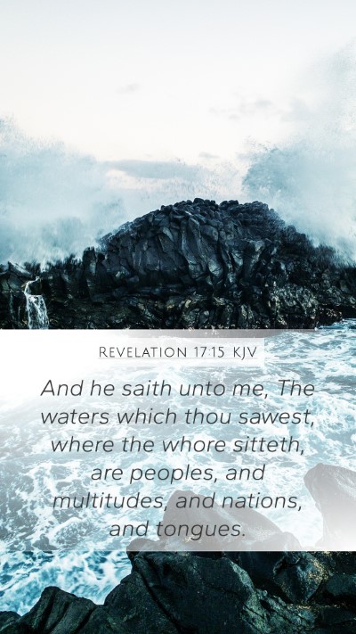 Revelation 17:15 KJV Bible Verse Image