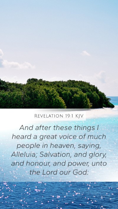 Revelation 19:1 KJV Bible Verse Image