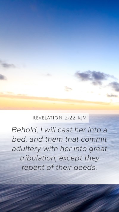Revelation 2:22 KJV Bible Verse Image