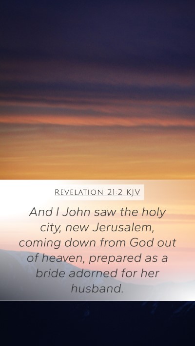 Revelation 21:2 KJV Bible Verse Image