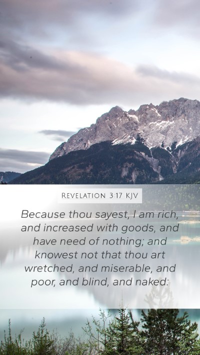 Revelation 3:17 KJV Bible Verse Image