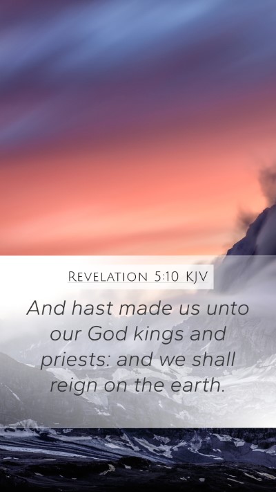 Revelation 5:10 KJV Bible Verse Image
