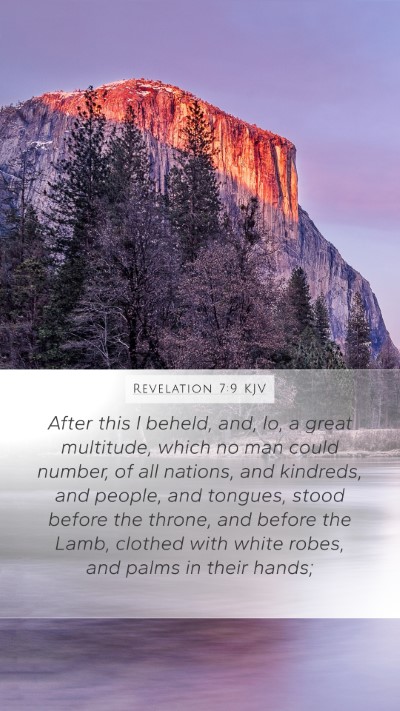 Revelation 7:9 KJV Bible Verse Image