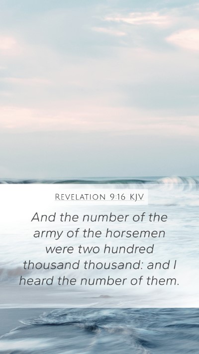 Revelation 9:16 KJV Bible Verse Image