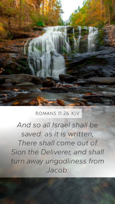 Romans 11:26 KJV Bible Verse Image