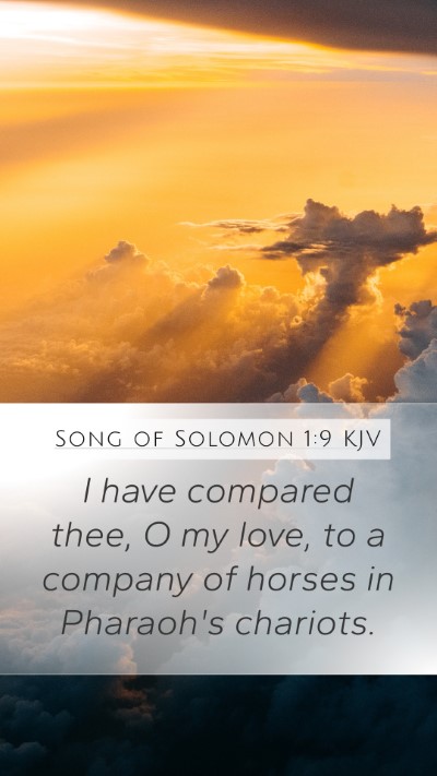Song of Solomon 1:9 KJV Bible Verse Image